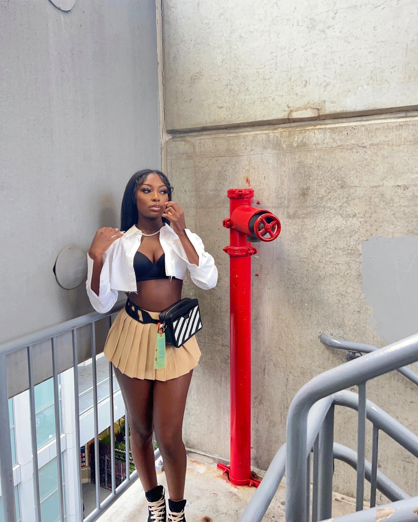 “Area Codes” Mini Skirt