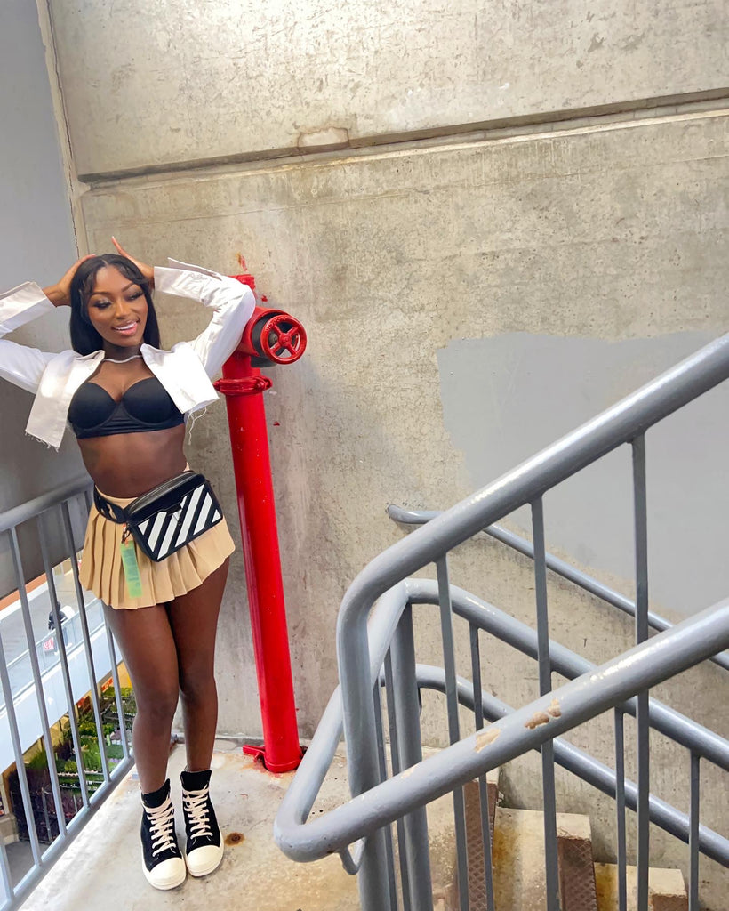 “Area Codes” Mini Skirt